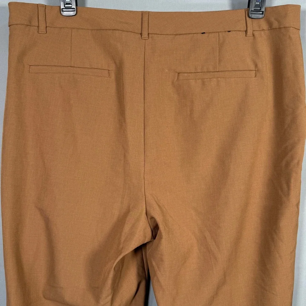 Banana Republic Womens 18 HR‎ Bootcut 365 Dark Camel Tan Trousers 812666-06